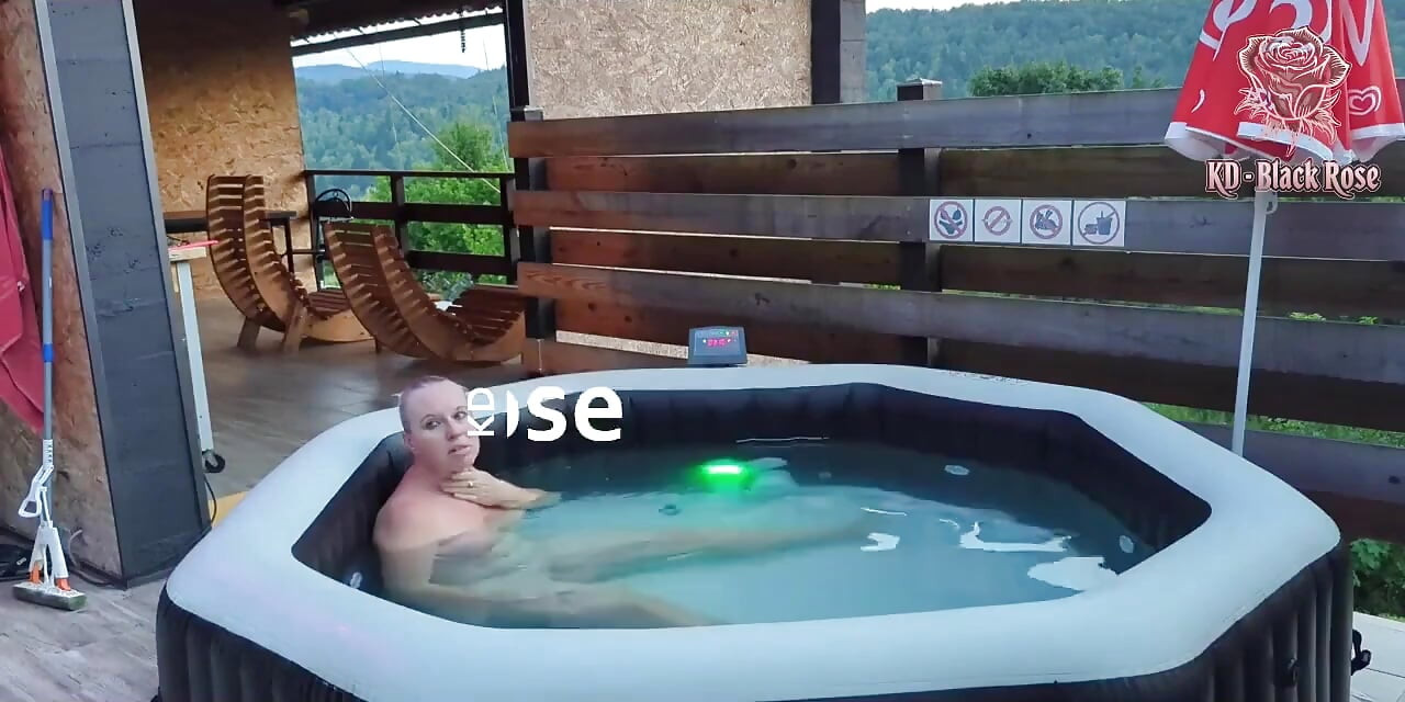 Legetid i jacuzzien Afslappende kærlighed i jacuzzien