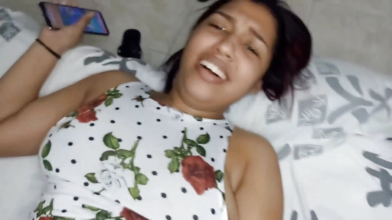 18 year old brunette big saggy tits from New York United States fucking her stepbrother's big dick part 21