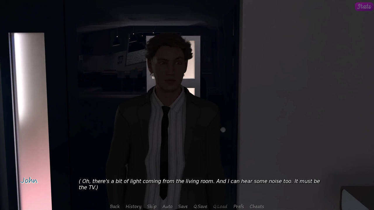 我继兄弟的妻子 #57 - 詹妮弗一边观看色情片一边抚摸自己并亲吻 John - 演示