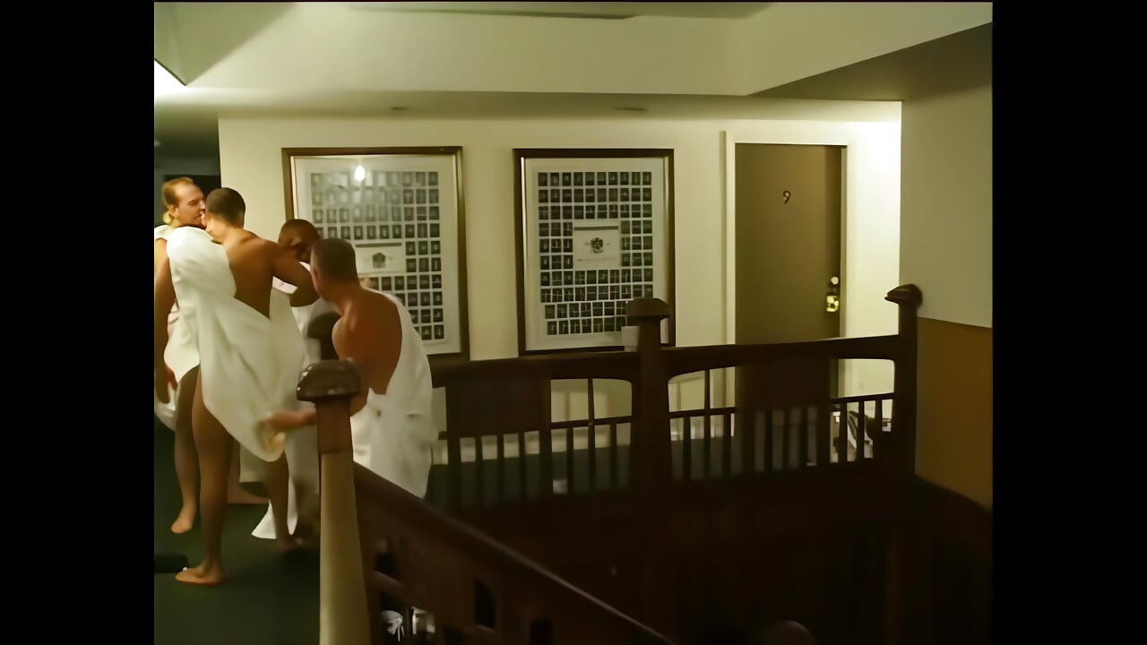 A Young Beauty Surrounded by Cocks