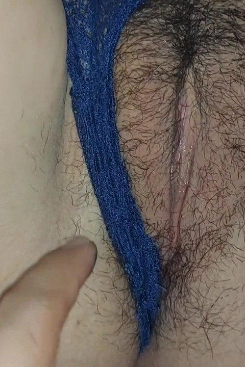 Looking at my stepsister's pussy in her underwear