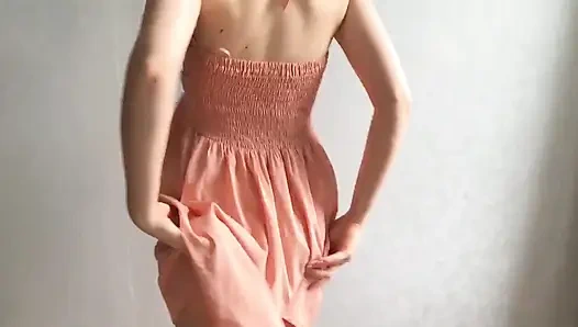 Babe Moans Sexually During Blowjob and Fucks Herself by Dildo