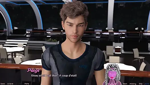 Stranded in Space - Stripper MILF Flashes Her Big Tits