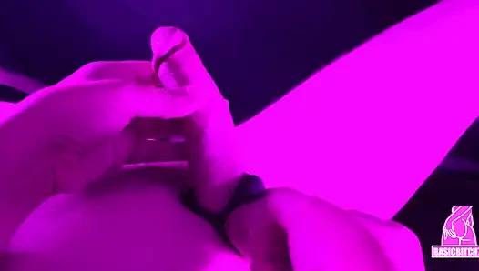 Edging handjob with huge load of cum