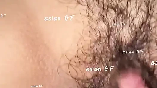 Lastly, baby cum inside! Asian Girlfriend!