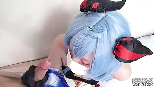 Genshin Ganyu Cosplay, a Sweet Facade Gives Way to a Bold, Playful Awakening