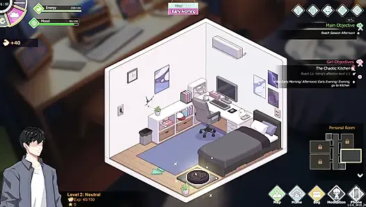 Glückliche studentin! Neues spiel. Ein heißes, blondes erstsemester-mädchen kommt in der nacht in mein zimmer und beginnt, meinen schwanz zu lutschen