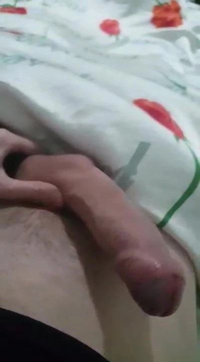 Stroking cock