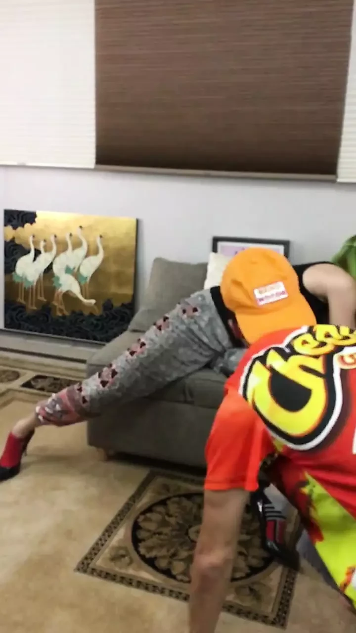 Secretly Smelling Woman in Slow Motion