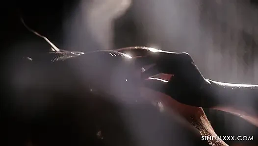 MagnifiScent! Sensual Interracial Session with Miss Sally & Dimitri Shadow for SinfulXXX