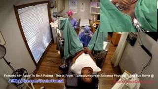 Nikki schittert in het nieuwe studentengyno -examen door dokter van Tampa op cam