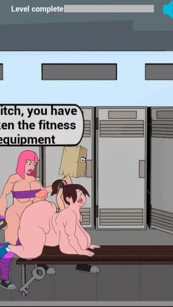 Nezaboravan trenutak iz "Serija FuckerMan - Vrijeme za vježbanje uz seks u teretani"