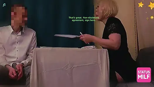 Juicy Milf Eşi Anal Sekreter olarak