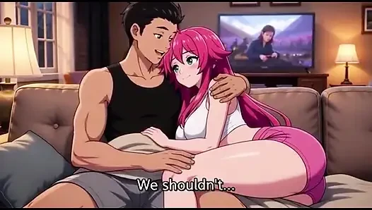 Heißer film mit stiefschwester gucken und sie auf dem sofa ficken