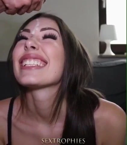 Two facial for hot brunette