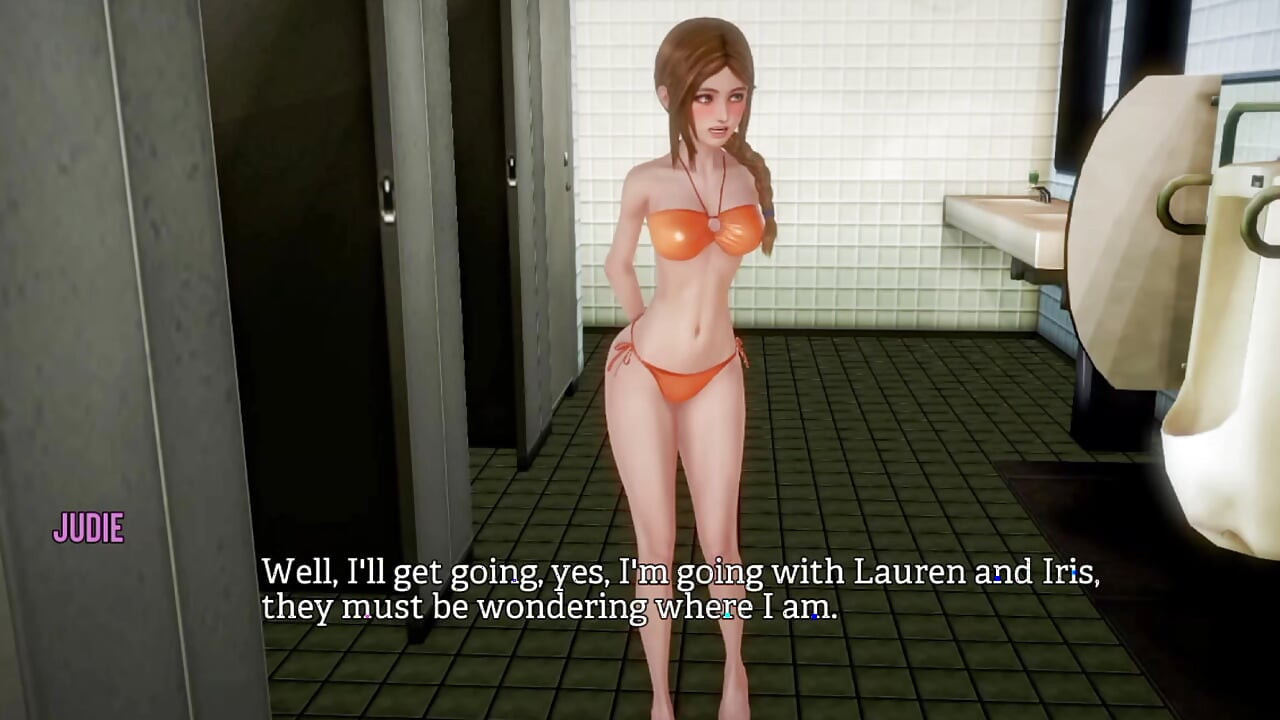 Herry and Judie Rubbing Dick and Pussy in a Public Bathroom ONCE IN A LIFETIME