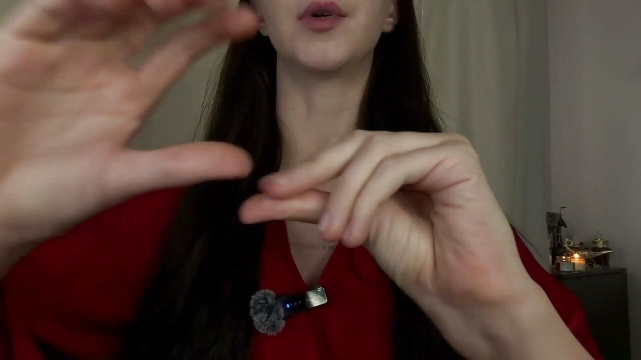 ASMR Slow Hand Movements , Plucking Away Your Stress & Anxiety
