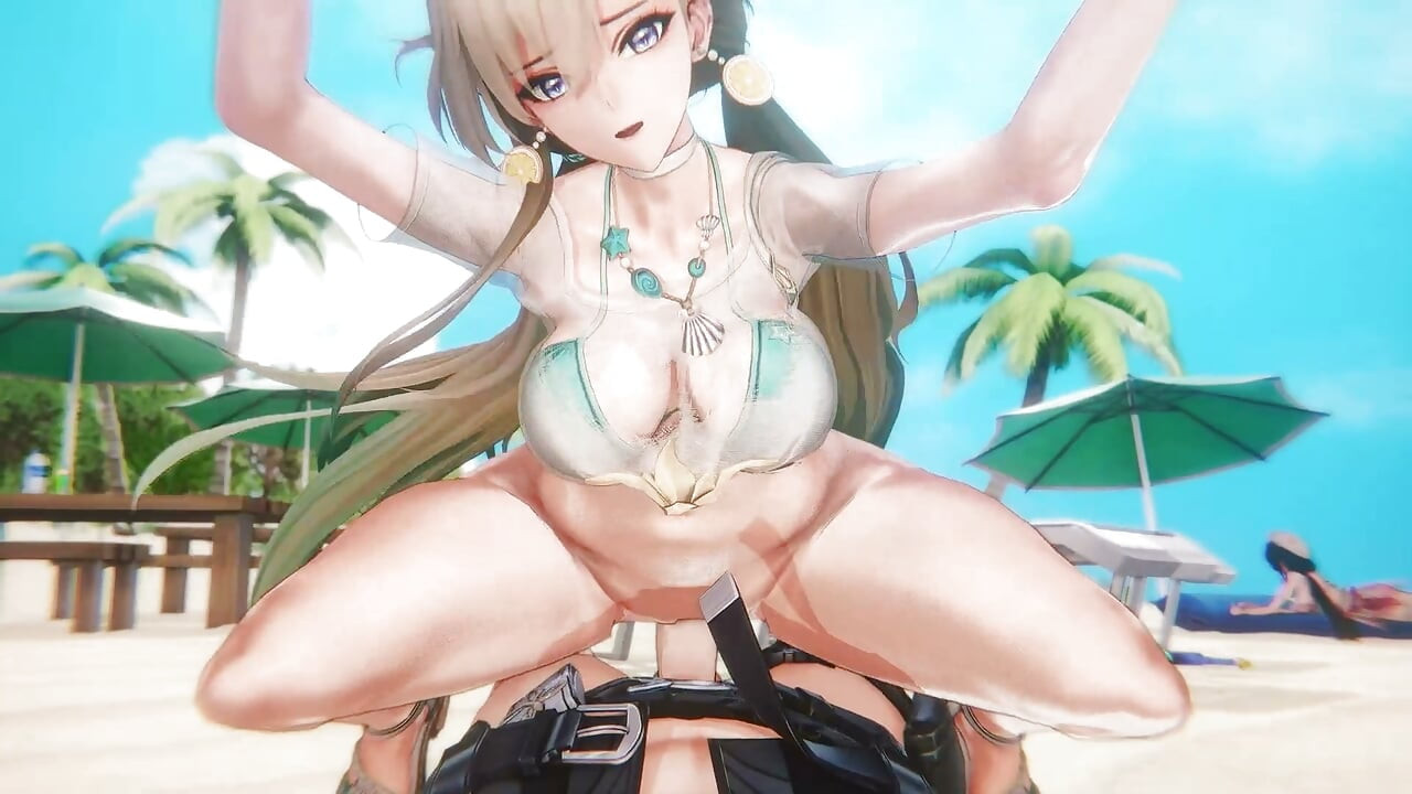 Took my girlfriend to the beach and the other one showed up... ended up playing with both!