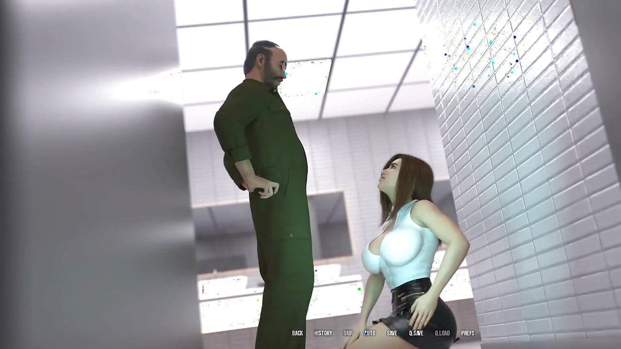 In Security: Wife Is Sucking Dick in the Toilet to Save Her Husband From Losing His Job - Episode 24