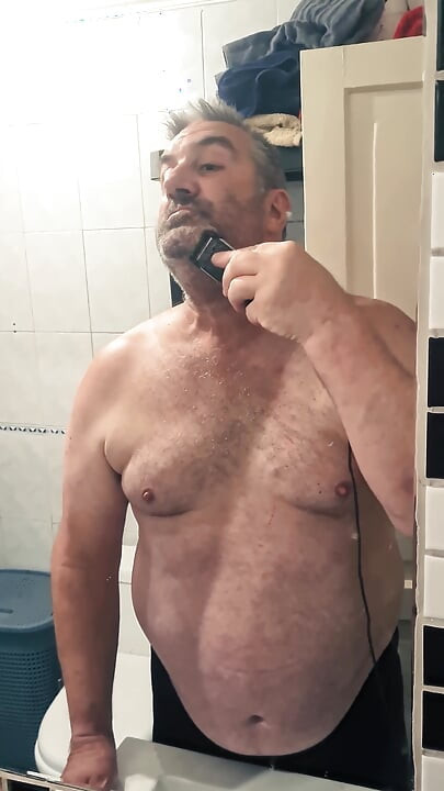 Before the Fight - Silver Stepdaddy Boxer POV
