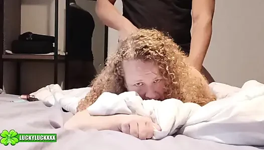 Lucky Gurl Kween Bunny B - Sexy Submissive BBW MILF Gets Pounded Doggystyle