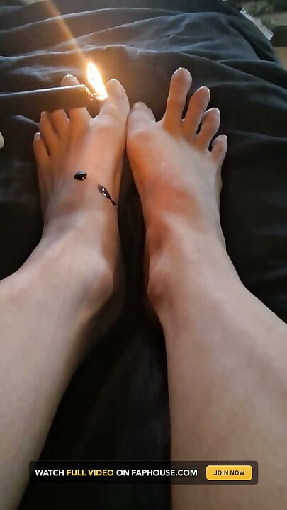 Dripping Candle Wax Over My Perfect Feet