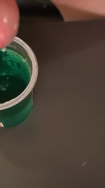 Unforgettable moment from "Cum with Food #2 Jelly Woodruff With cum"