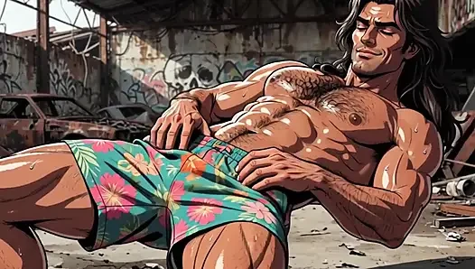 Hot Sweaty Men Animation