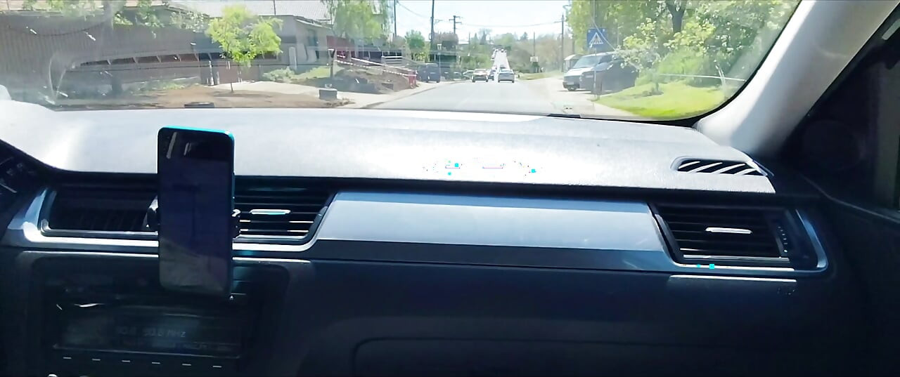 10 minutes of handjob in traffic, public handjob!