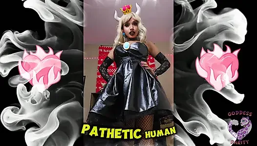 Göttin Seltenheit strippt für dich als Bowsette