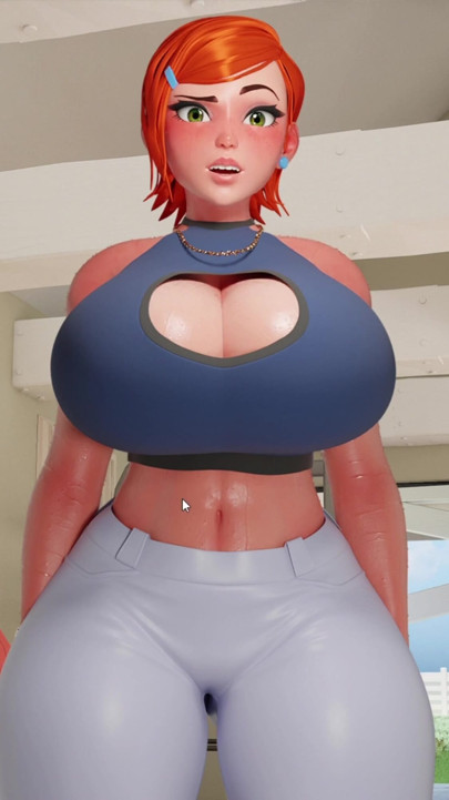 MansionDays - toket raksasa Gwen Tennyson yang berkeringat | Klip 2