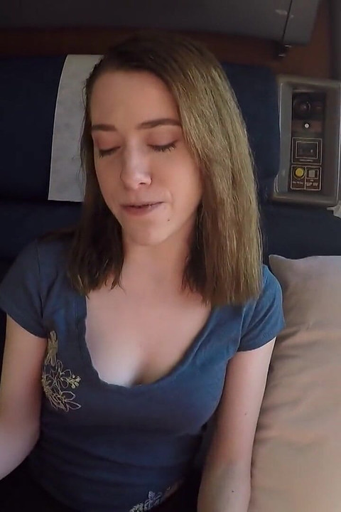 Alice Marchesi Gets A Huge Facial After Fucking A Stud In A Railcar