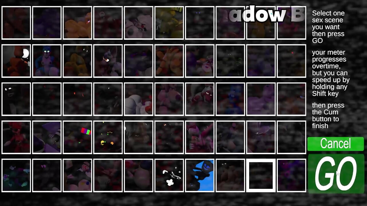 Erotic Custom Night - todas las escenas de sexo