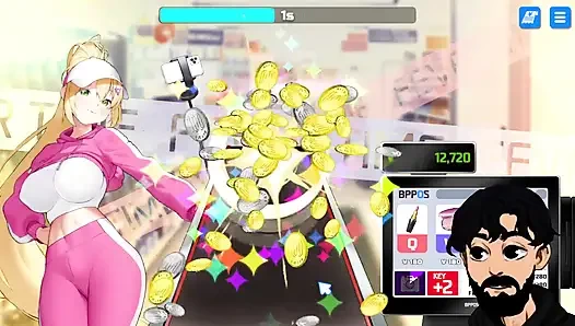 Hentai oyunu, ofis çalışanı en ateşli fantezilerini keşfetmek için flört uygulamasını kullanıyor bölüm 3