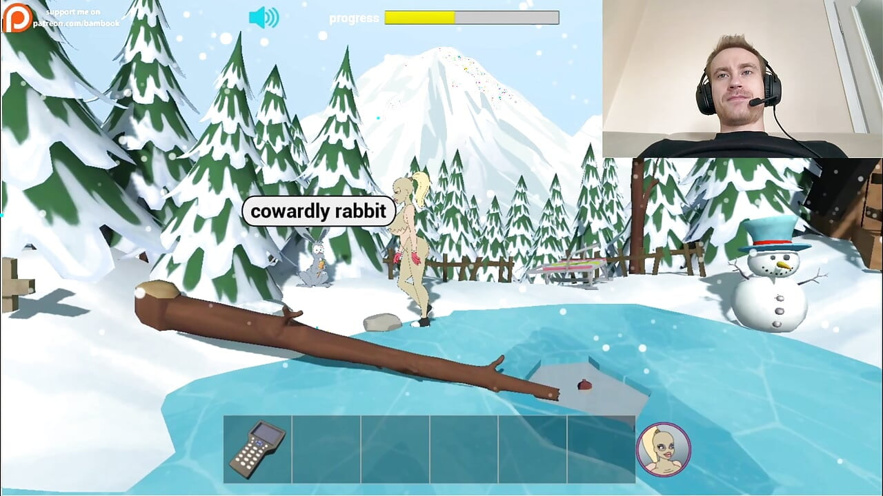 Fuckerman Winter Lovers - Fucked Juicy Woman In Game