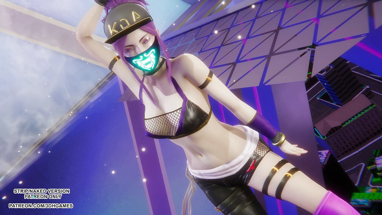 MMD - BlackPink - JUMP - Akali Sexy Kpop Dance League of Legends Hentai Uncensored 4K 60FPS