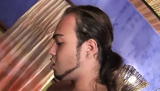 Hairy boys getting rough at sex