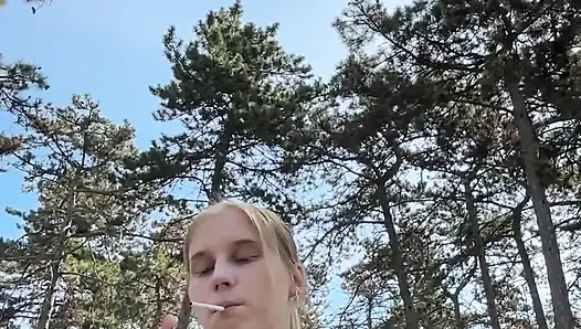 Unlubricated Anal on the Log with Ants