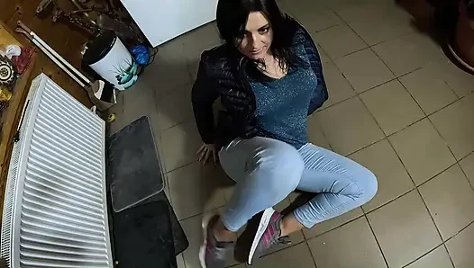 Большие сиськи, верблюжья лапка и глубокая глотка, инструкция по дрочке - шлюховатый минет, трах в рот и игра со спермой