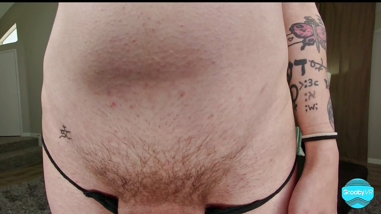 GROOBYVR Bystra blond trans hvězdička dostane svá obrovská prsa a pak tvrdý psí styl