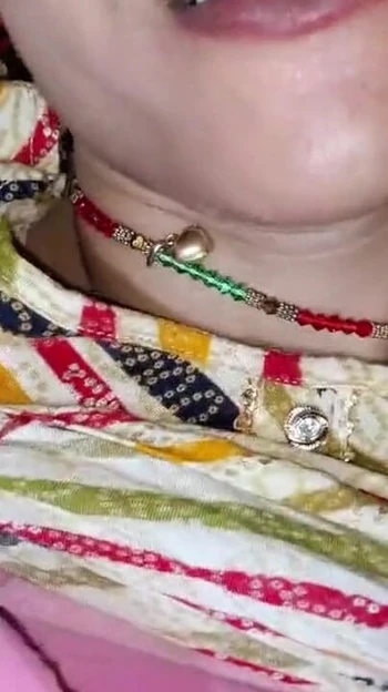 Captivating moment from "Indian hot Bhabhi took brother-in-law's dick on the pretext of pressing his waist and then started"