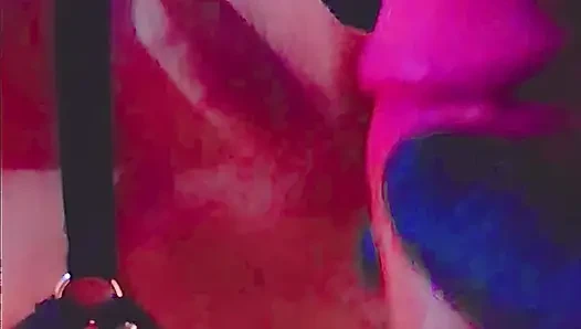 A Nighthore with 2 Phat Lips and thick Cum Stringers