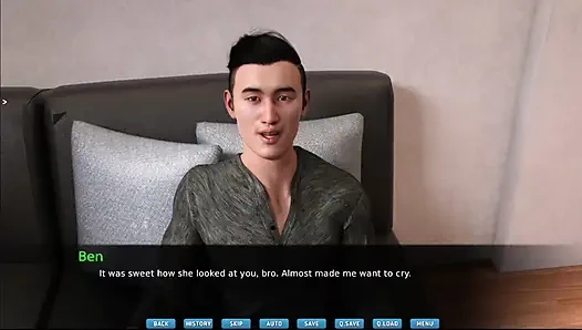 Bound to please #3 - Johannes watched Julia taking a nap in sexy nighty's.