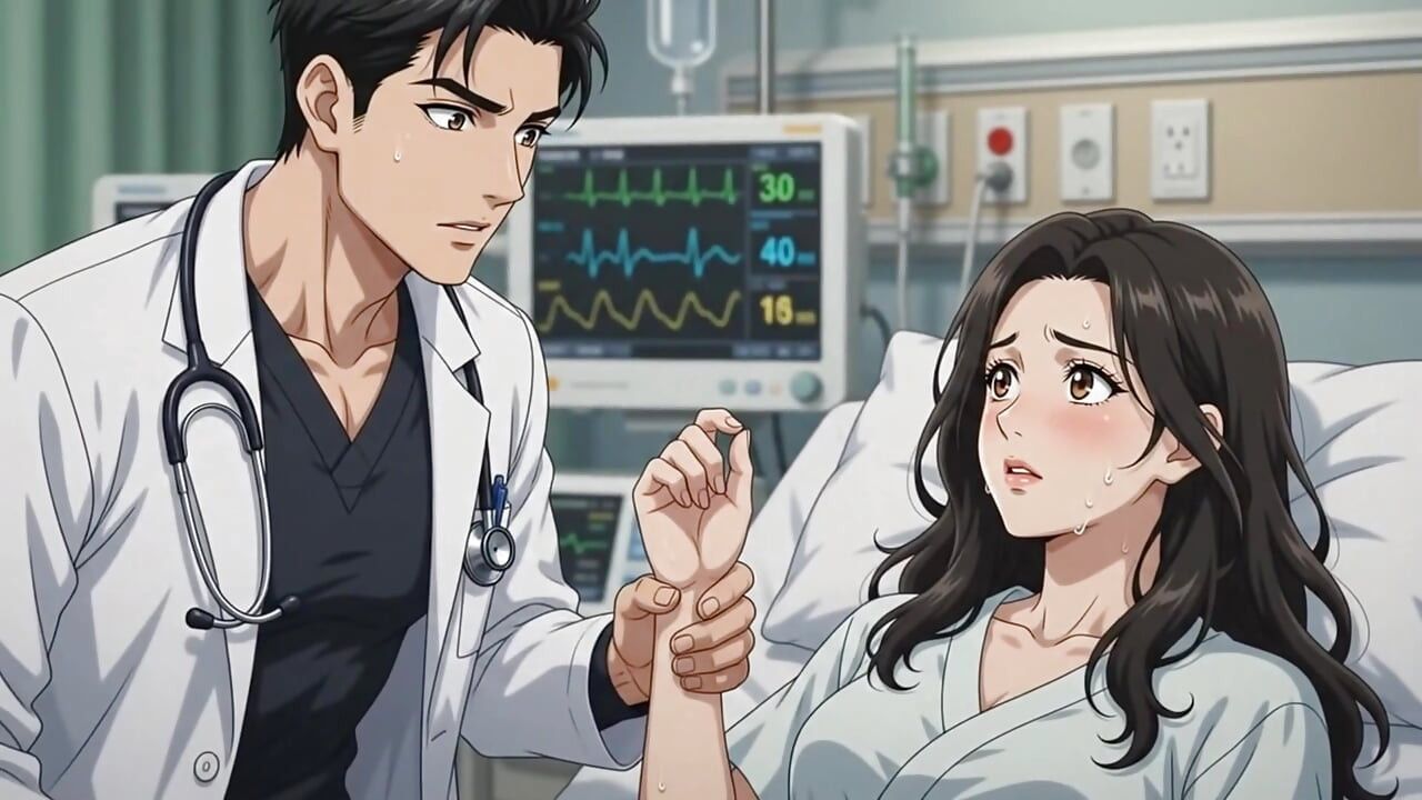 Horny doctor seduce milf and fuck her ass hard