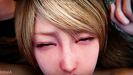 Final fantasy 15 - lunafreya + gentiana threesome wm color grading (tanpa suara) dengan animasi initiala hentai 3d