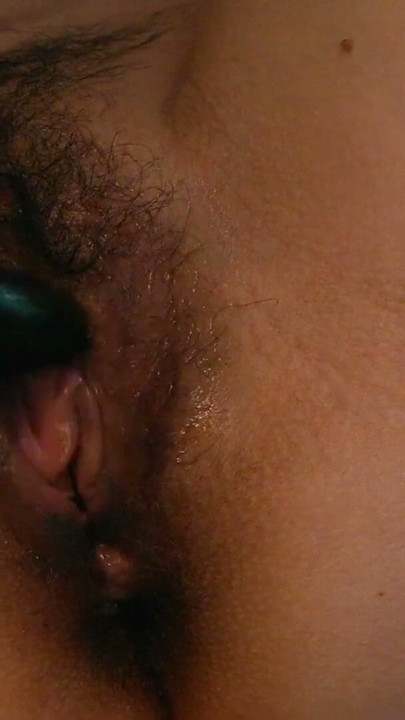 milf gets orgasm by gloved husband, pussy oil fingering | Clip 1