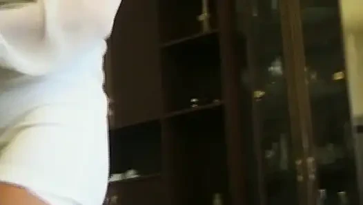 A Mature Lady From Germany Plays with Her Pussy on Casting