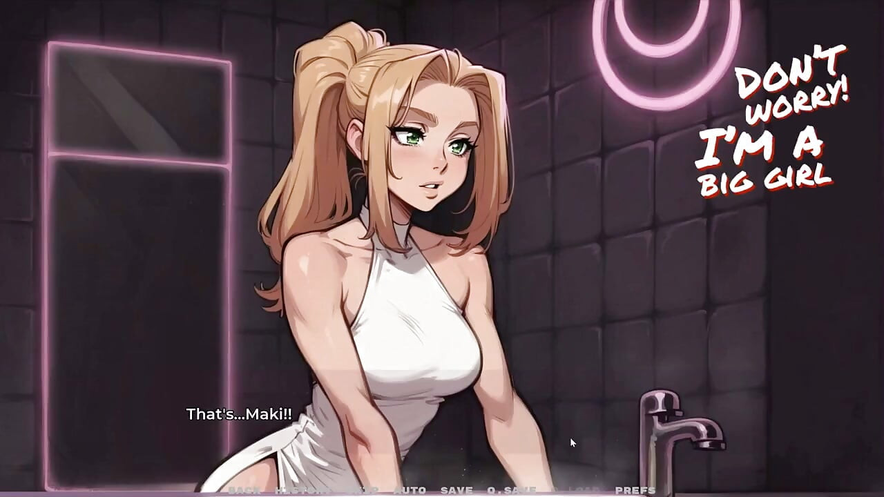 My New Girlfriend Taboo Hentai Game Ep.63 Two Step Sisters Taking Care of a Huge BBC in the Club Toilet!