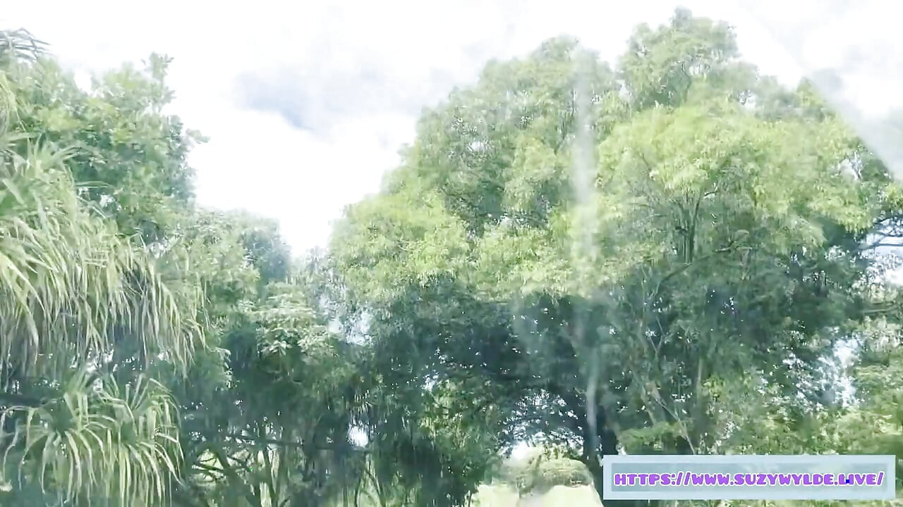 Sfw road trip a Hana para Suzy Wylde en Waimoku Falls, Maui