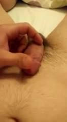 Playing by myself and cumming a huge load